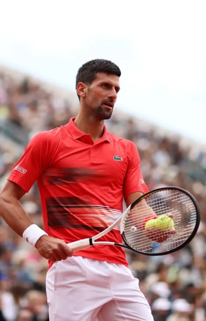 Novak Djokovic at The 2022 Garros on May 29, 2022 in Paris, France