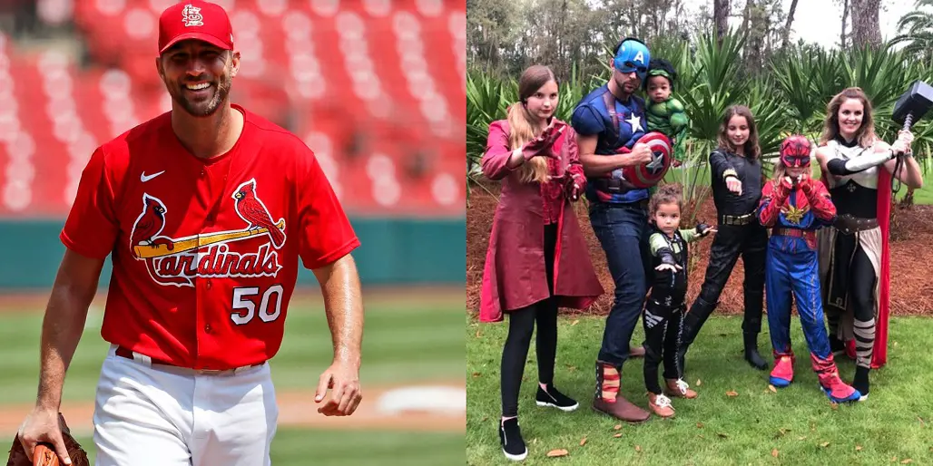 Cardinals pitcher Adam enjoys being around his loved ones.