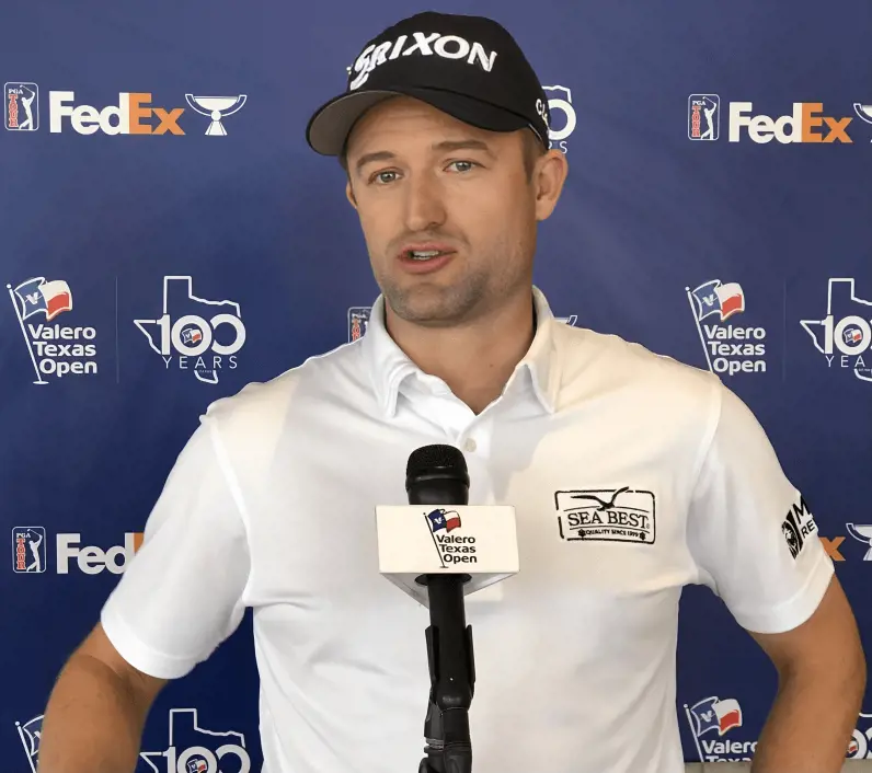 Russell Knox at 7th Valero Texas Open in 2022.