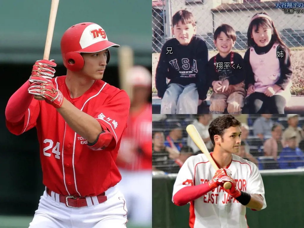 (Right top) Ryuta, Shohei, and Yuka's picture from their early childhood