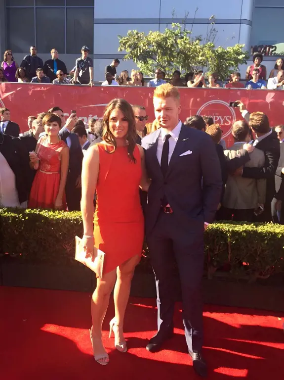 Hilary and Federick seen together at the red carpet in 2014. 