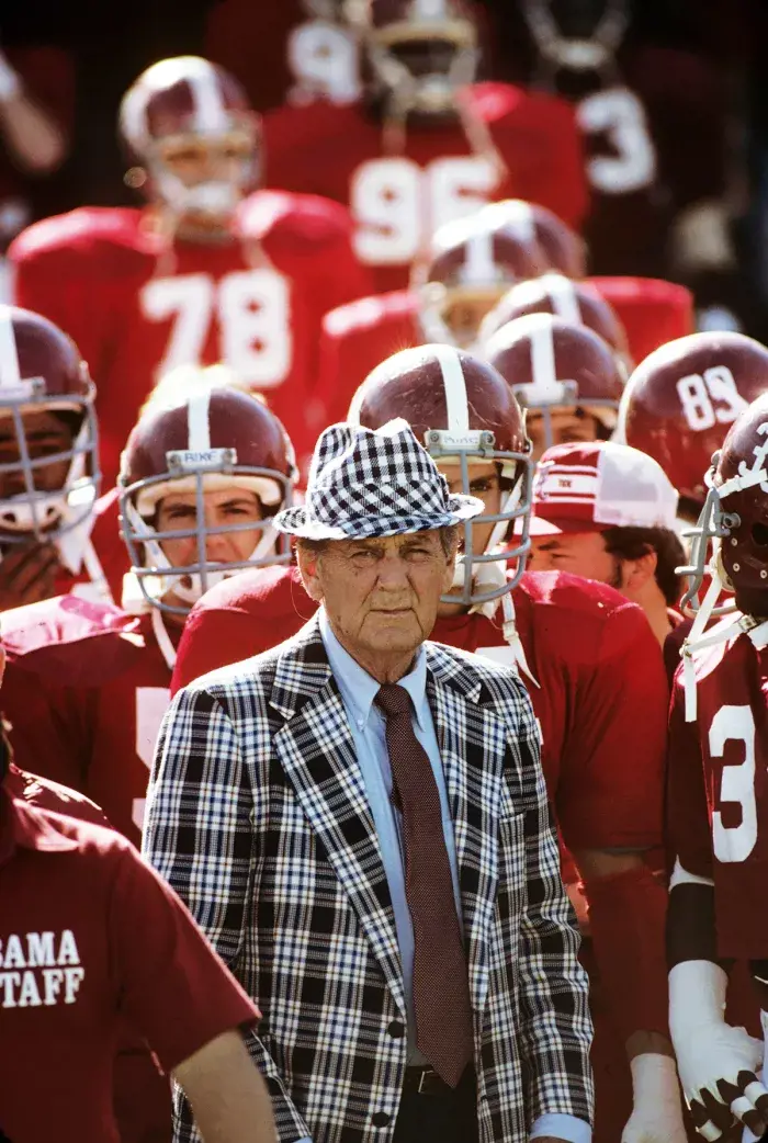 Former head coach Paul Bear Bryant in 1979.