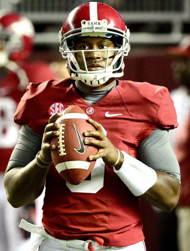 Blake Sims at Bryant-Denny Stadium in Tuscaloosa, October 2012