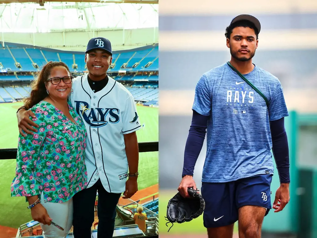 Ana and Taj at Tampa Bay Rays in June 2018