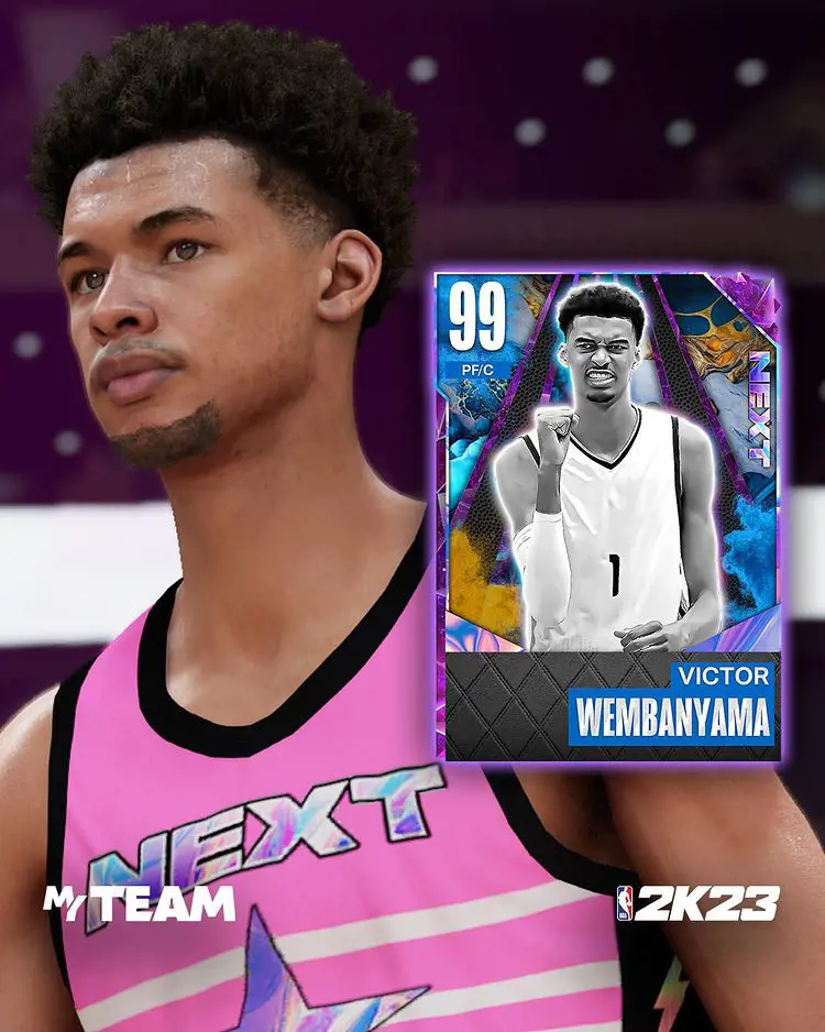 Victor Wembanyama first look in NBA 2k23