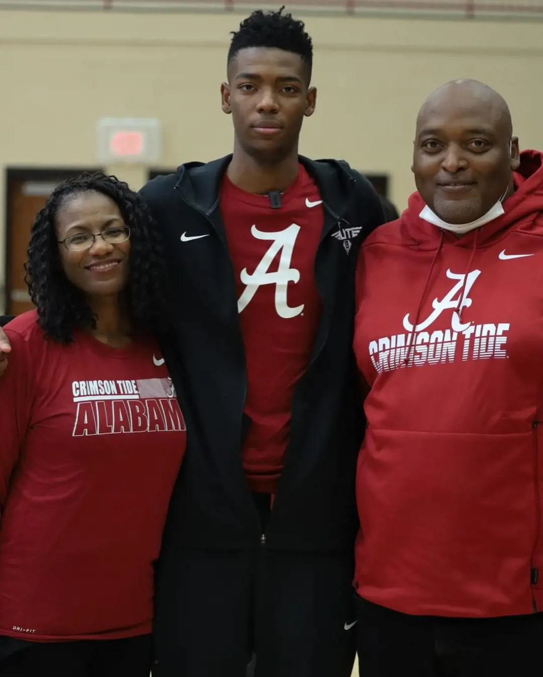 Yol and Darrell during the signing of Brandon with Crimson Tide.