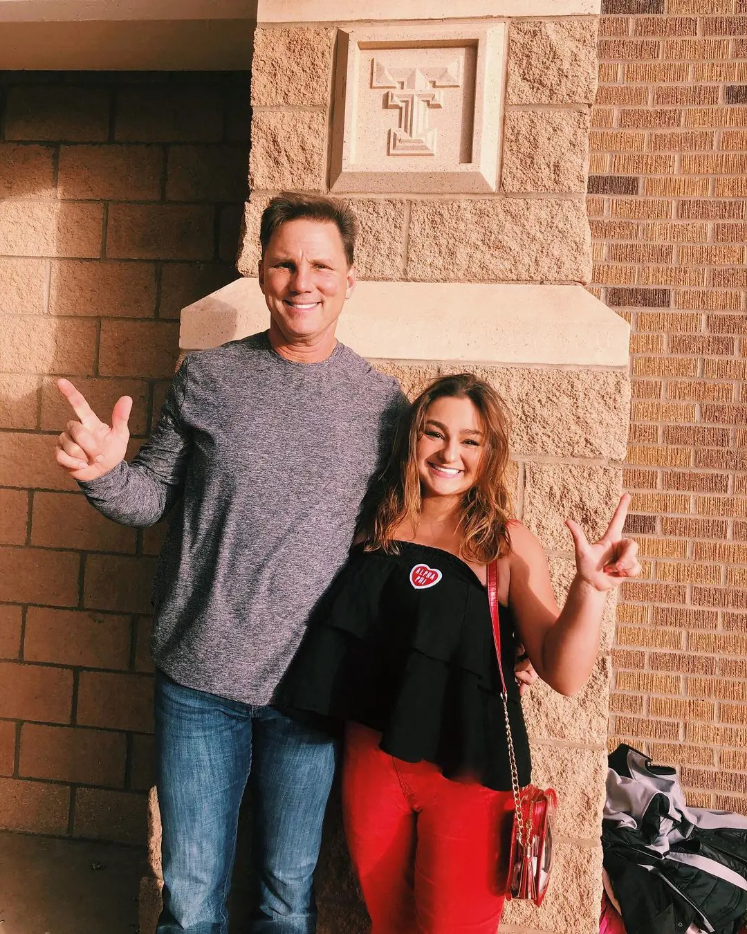 Shannon with Skyla at Jones AT&T Stadium on November 15, 2020. 