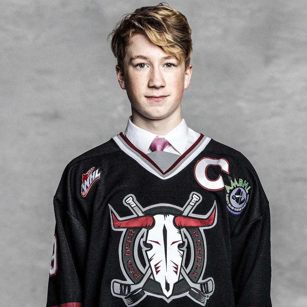 WHL Nate Danielson as the Prospect of the month in January 2019