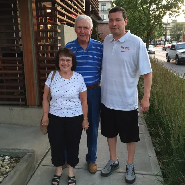 Kevin looking happy with Terry and Ann.