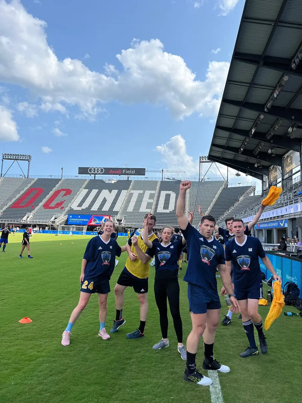 D.C. United hosted the game between the French and the EU in the U.S. on June 14