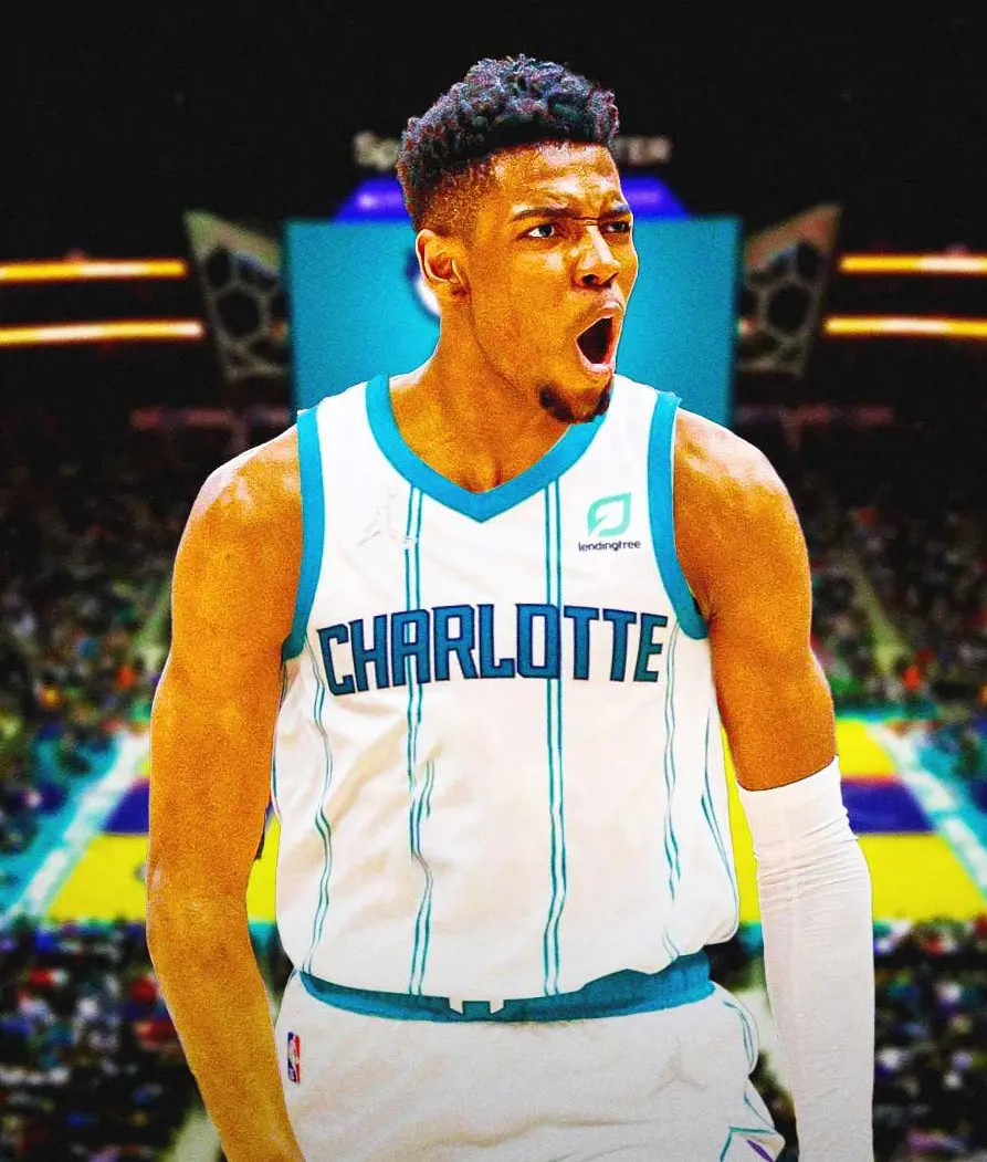 Miller imagined in Hornets jersey ahead of the 2023 draft.