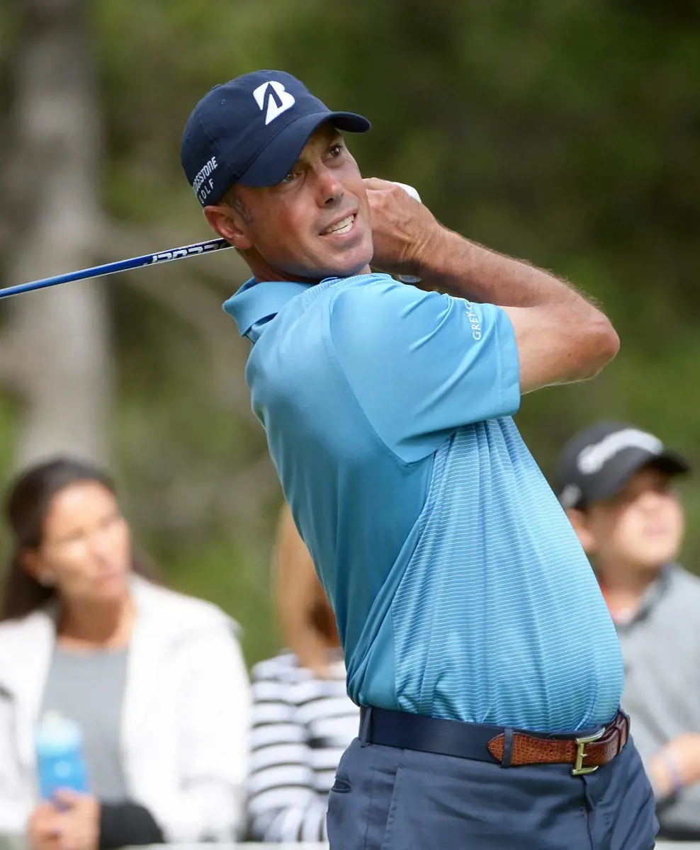 Kuchar looks on after he took his shot on July 11, 2018.