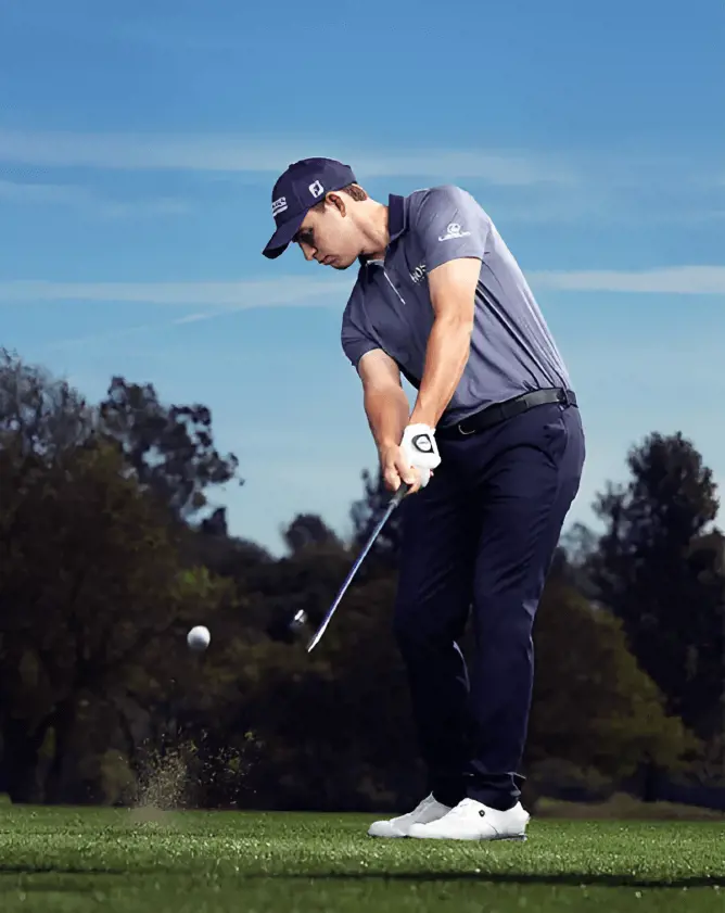 Patrick Cantlay sharing his golf techniques with the Australian Golf Digest.