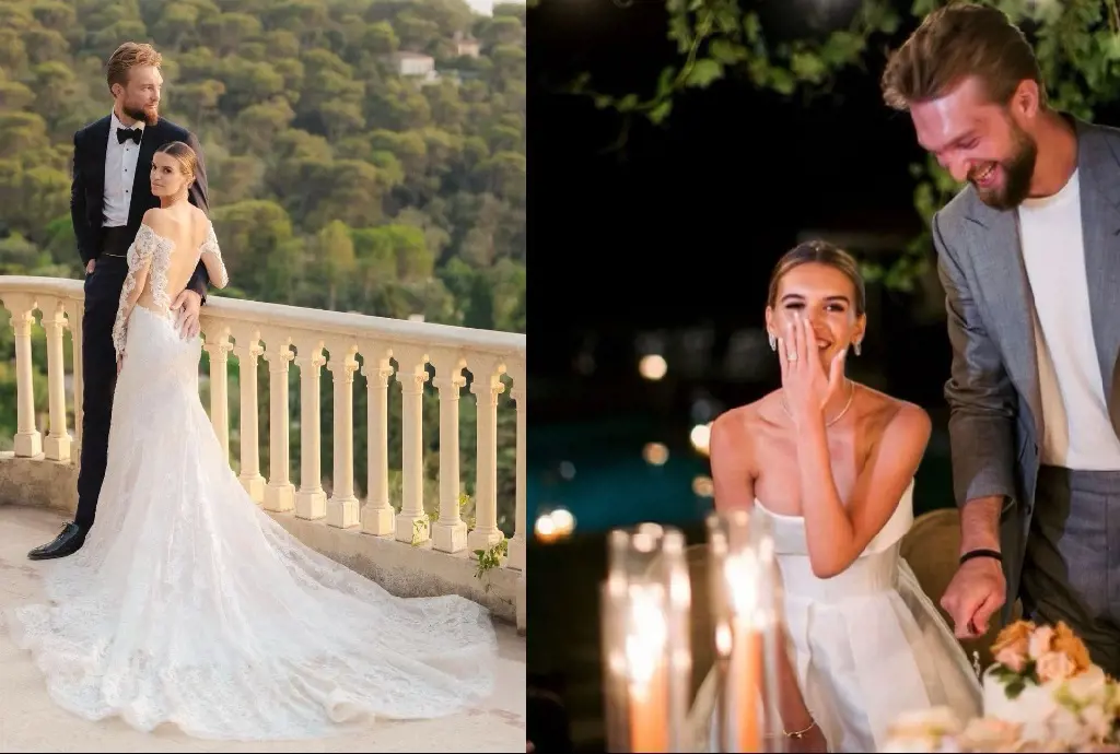 Sabonis and his partner, Shashana's destination wedding in Saint-Jean-Cap-Ferrat on August 15, 2021