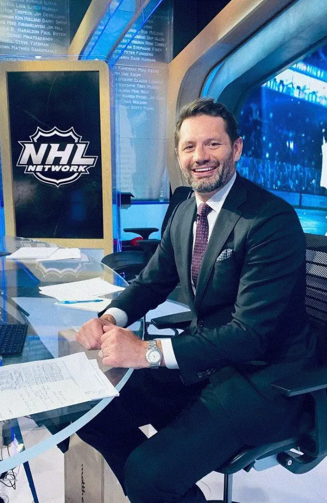 Jody during his NHL reporting time at Secaucus, New Jersey on May 27, 2021.