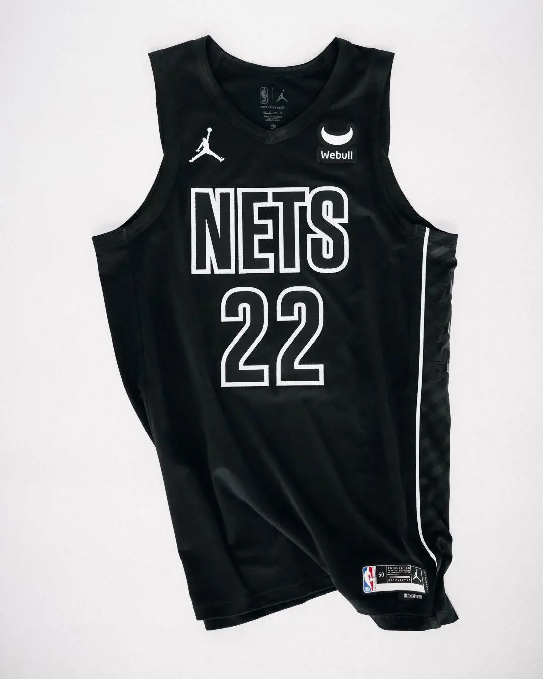 Nets 2022 statement jersey, it has become one of the popular uniforms of 2022 among the Nets fans