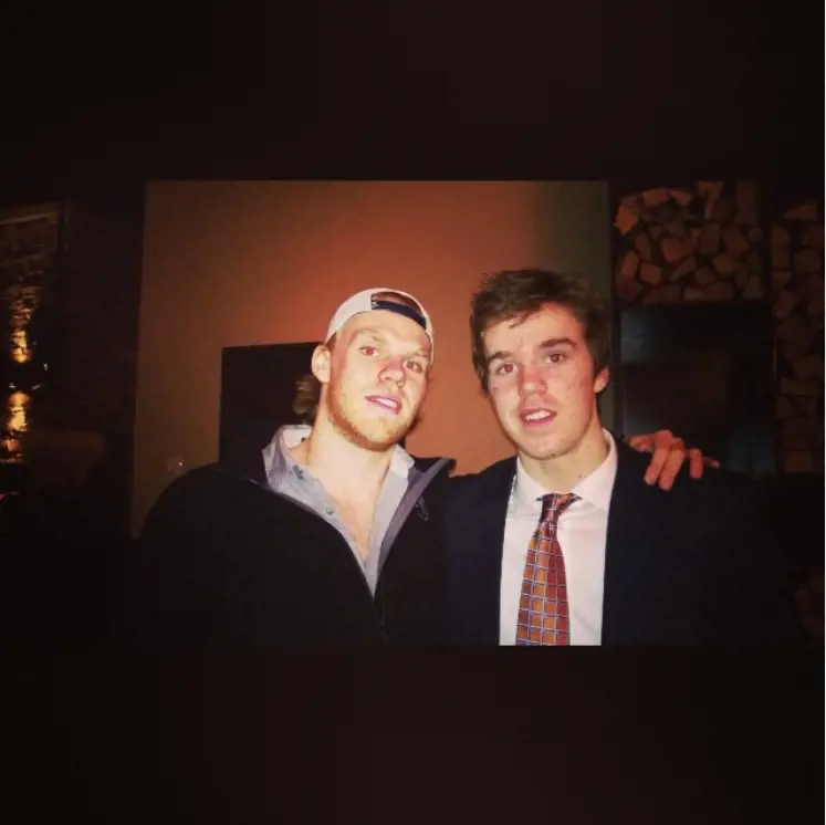 Connor and Cameron McDavid back in 2014.