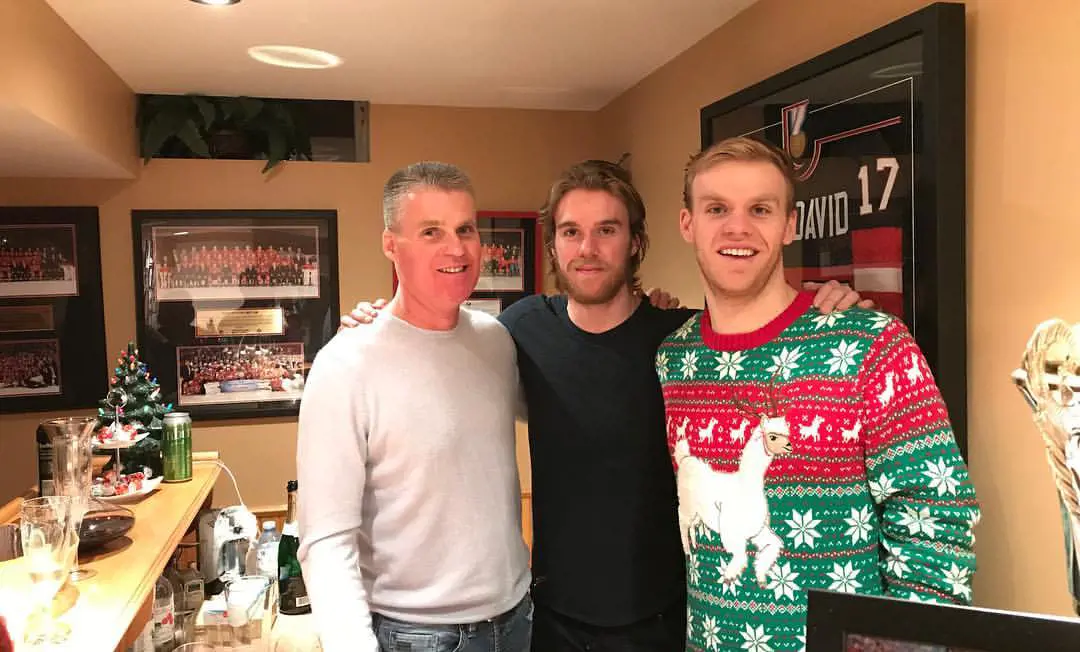 The McDavid siblings enjoyed spending time with their parents over the holiday season.