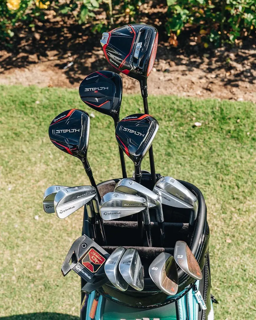 Dj's TaylorMade Stealth golf clubs