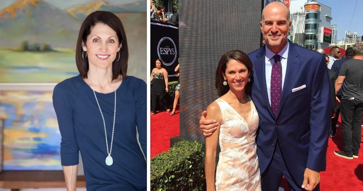 Jay and Wendy (right photo) at the 2017 ESPY Awards.