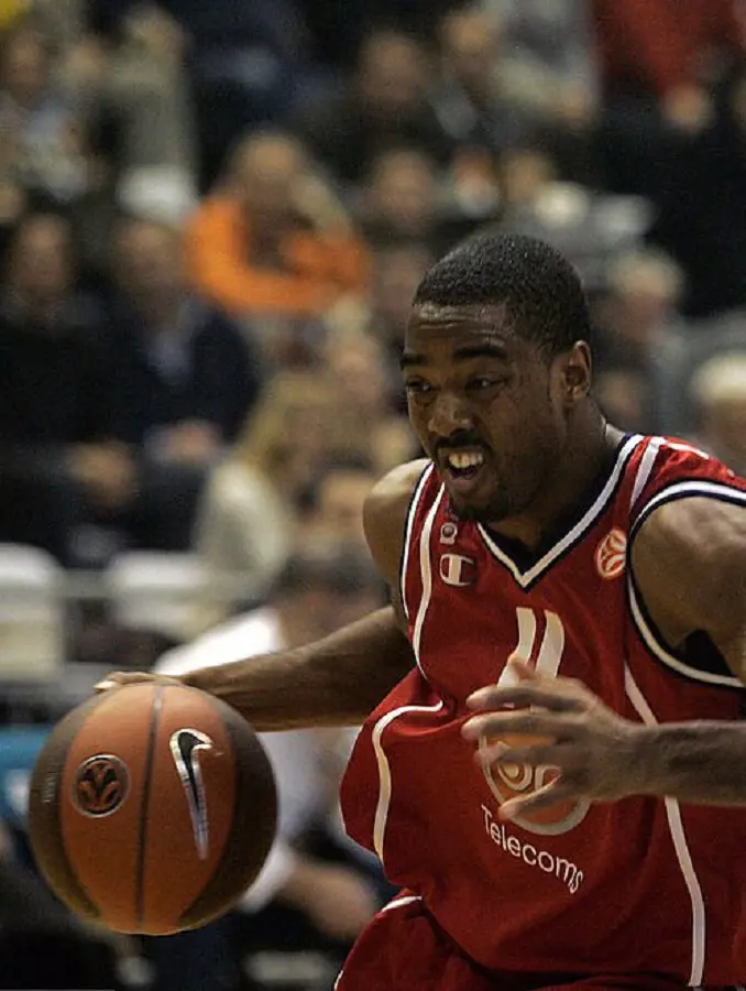 Aaron Miles during Euroleague game at the Pionir Arena in Belgrade in January 2009