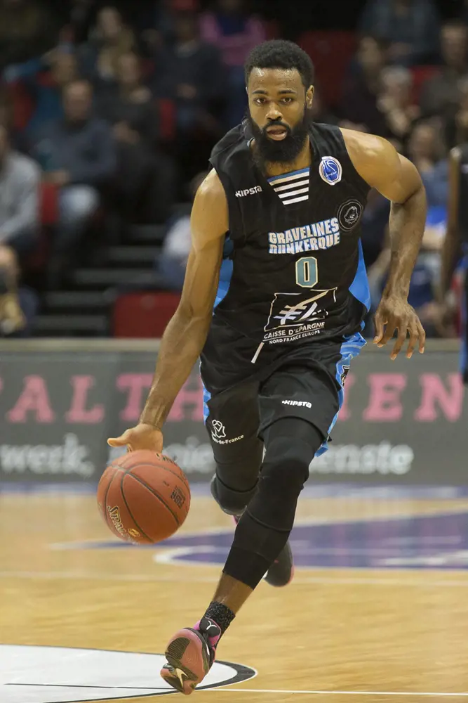 Tony Dobbins played for the BCM Gravelines in 2016