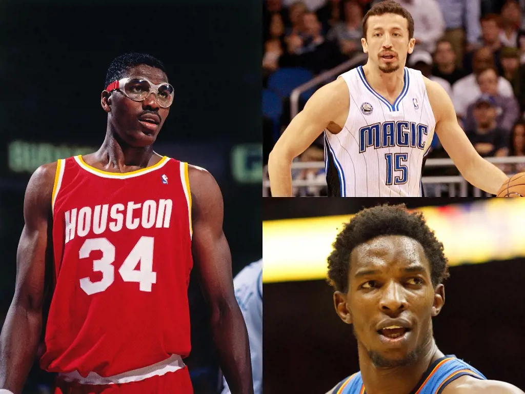 H for Hakeem Olajuwon, Harry Gallatin and Hasheem Thabeet