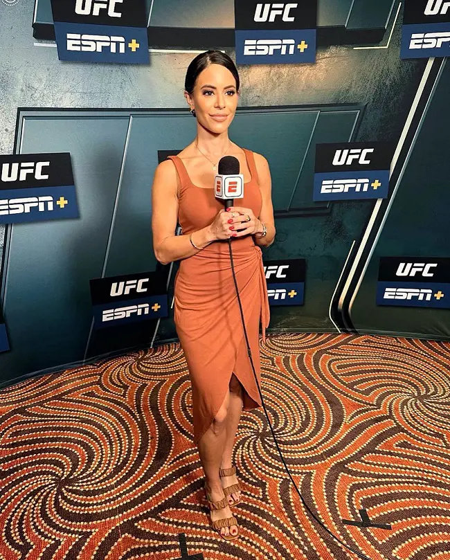 Arnolt during her time with UFC in May 2023.