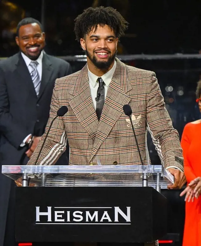 Williams during his acceptance speech on the 2022 award night.