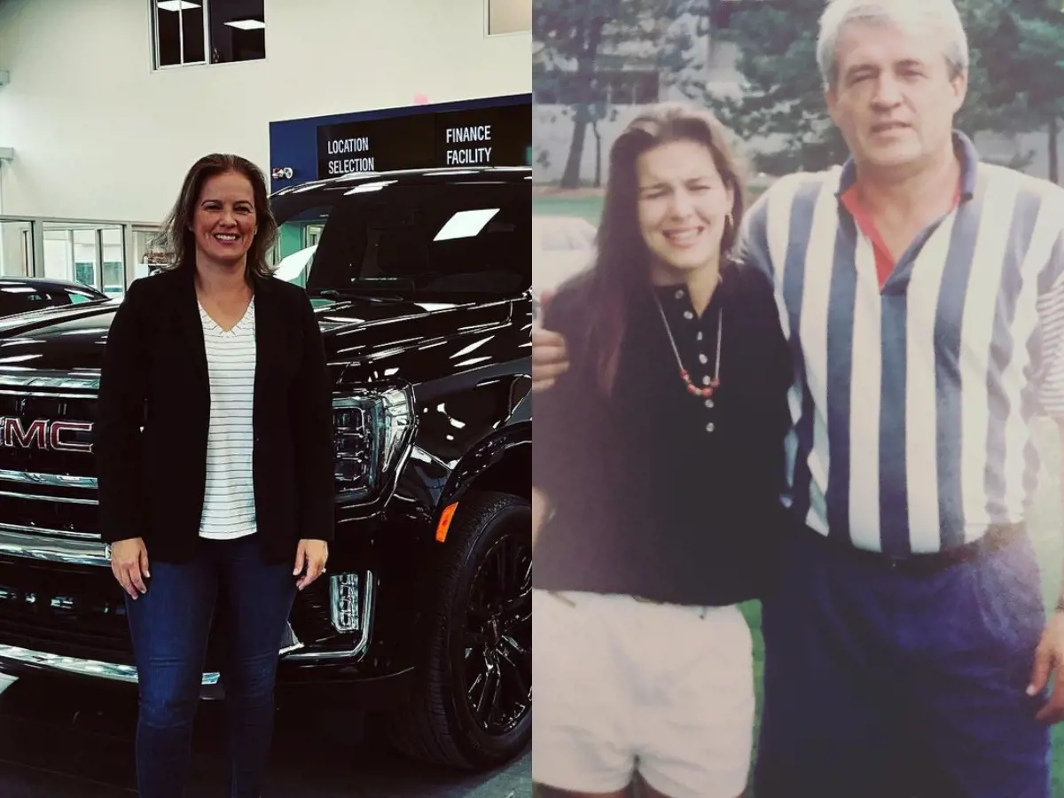 (Left) Cassie's partnership with General Motors Canada in October 2021