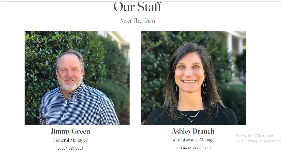 Green the administrative staff of Auburn, he mentors both men and women golf team of the university