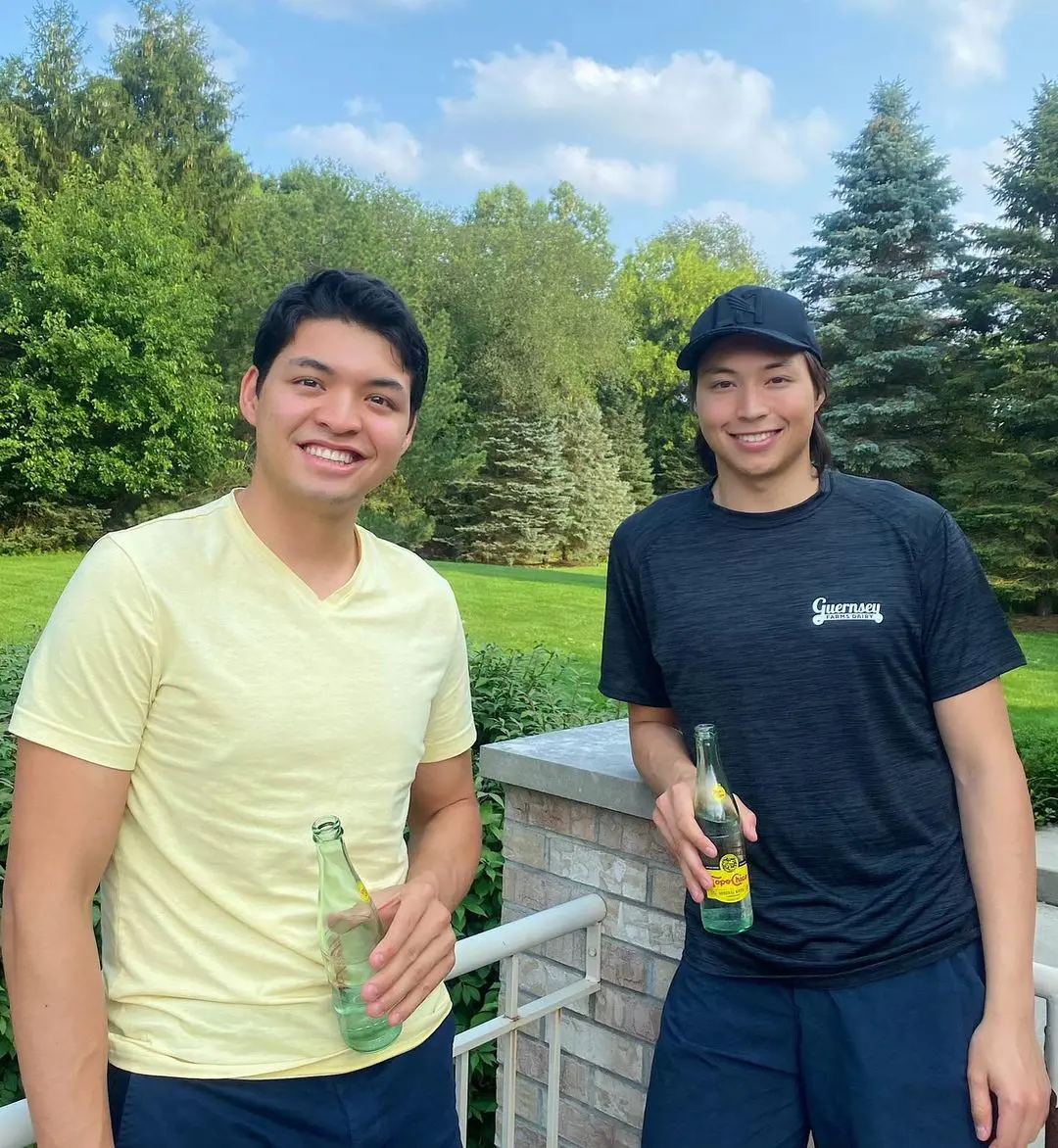 Jason chilling with Michael (L) in Detroit, Michigan, August 2021