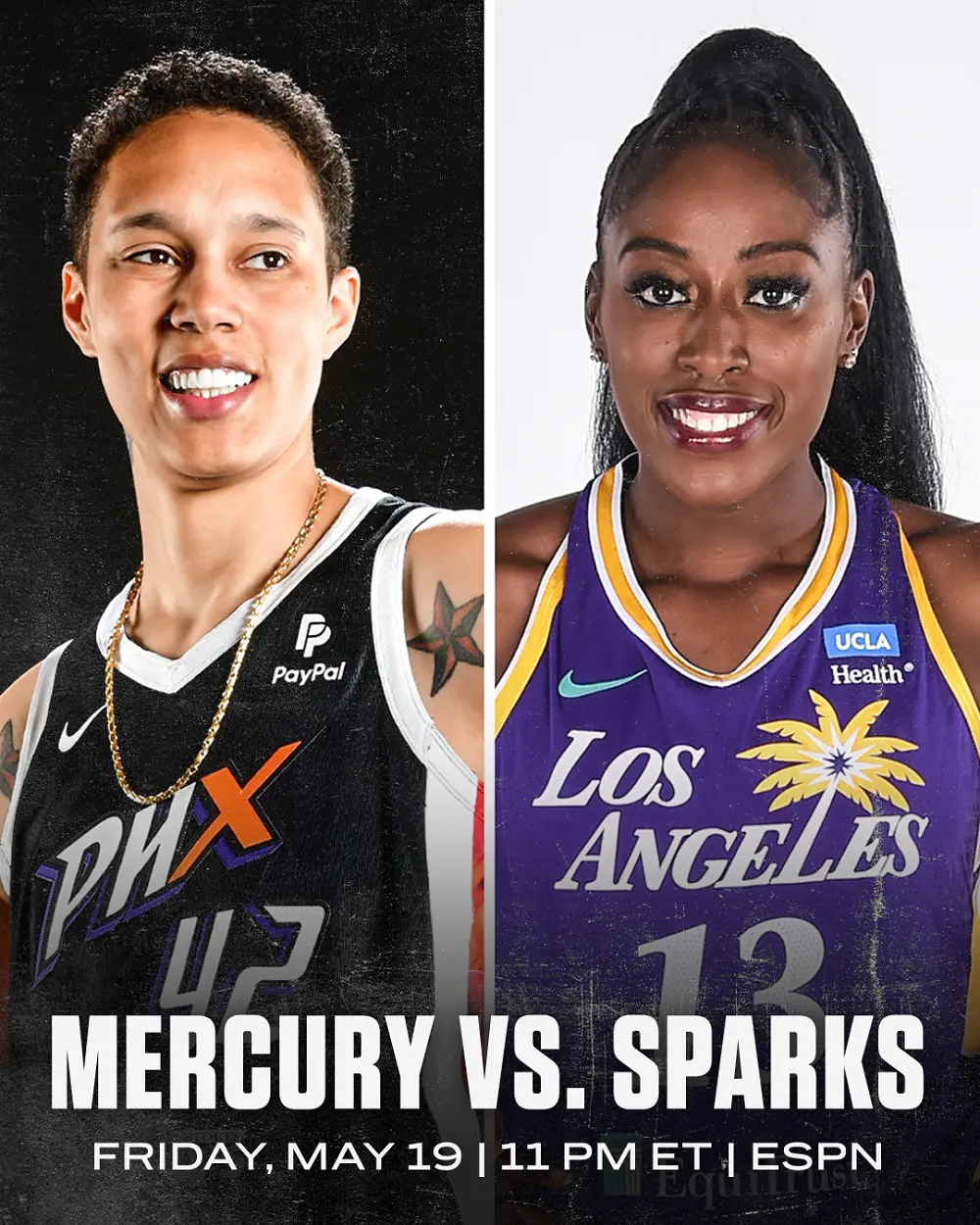 The 2023 season kicked off on May 19 with the Mercury vs Sparks game.