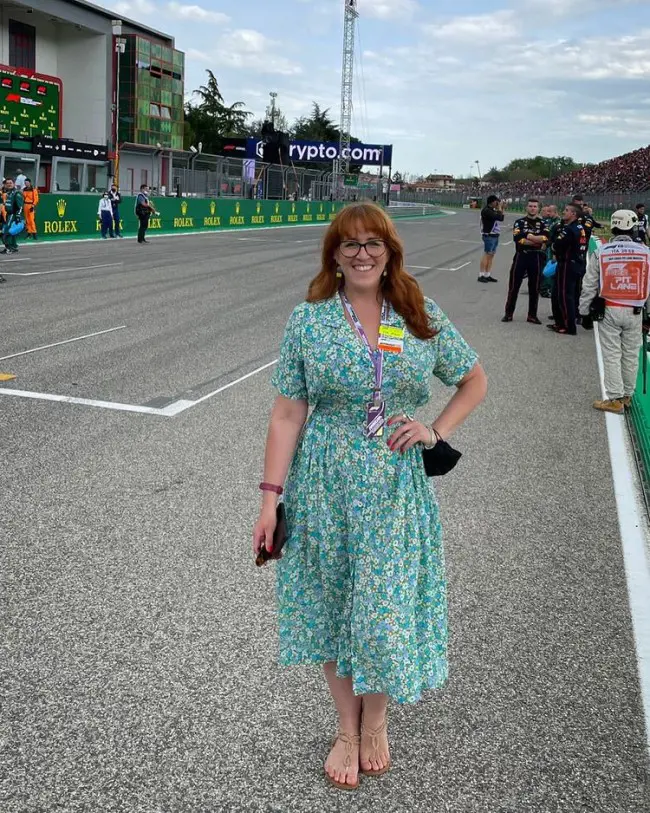 Claire for Italian Grand Prix at Autodromo Enzo e Dino Ferrari di Imola on 24 April 2022.