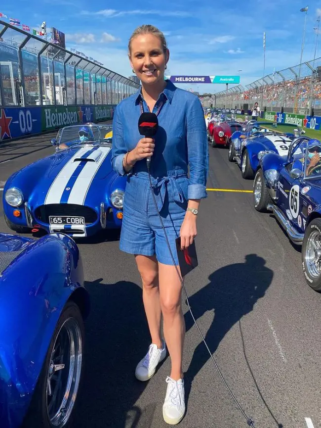 Rosanna at Melbourne, Victoria, Australia for the Australian Grand Prix on 11 April 2022.