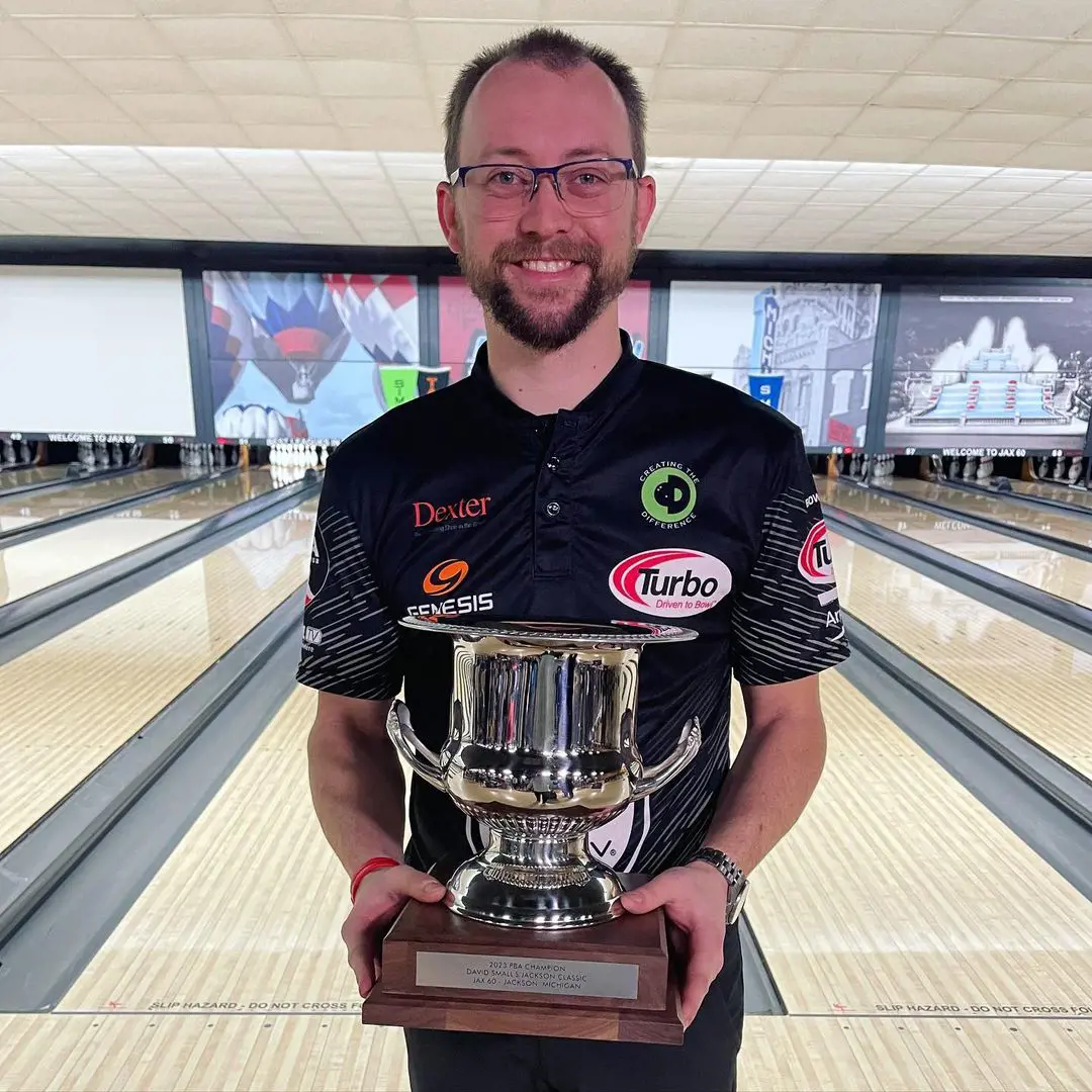 EJ Tackett won his third PBA trophy of the 2022-23 season in March