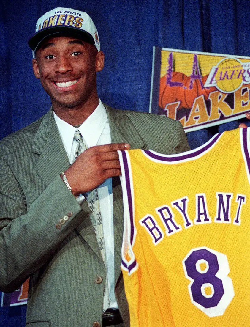 Kobe Bryant was 19 when the Lakers drafted him in 1996