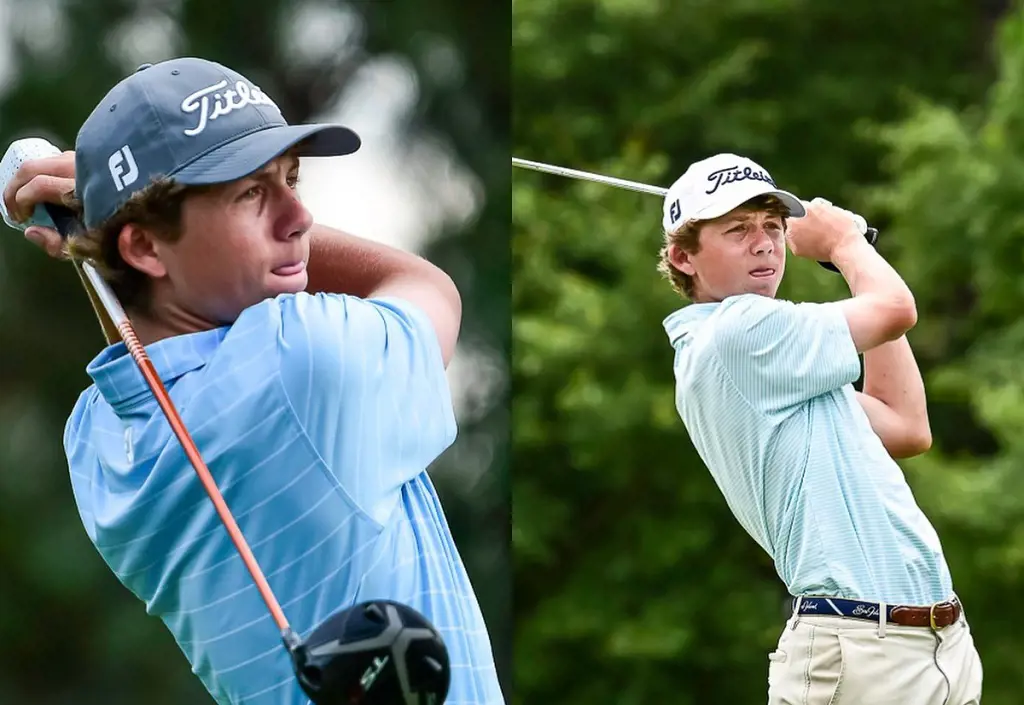 Gordan competing at North & South Amateur golf tournament in Pinehurst, North Carolina, July 2020