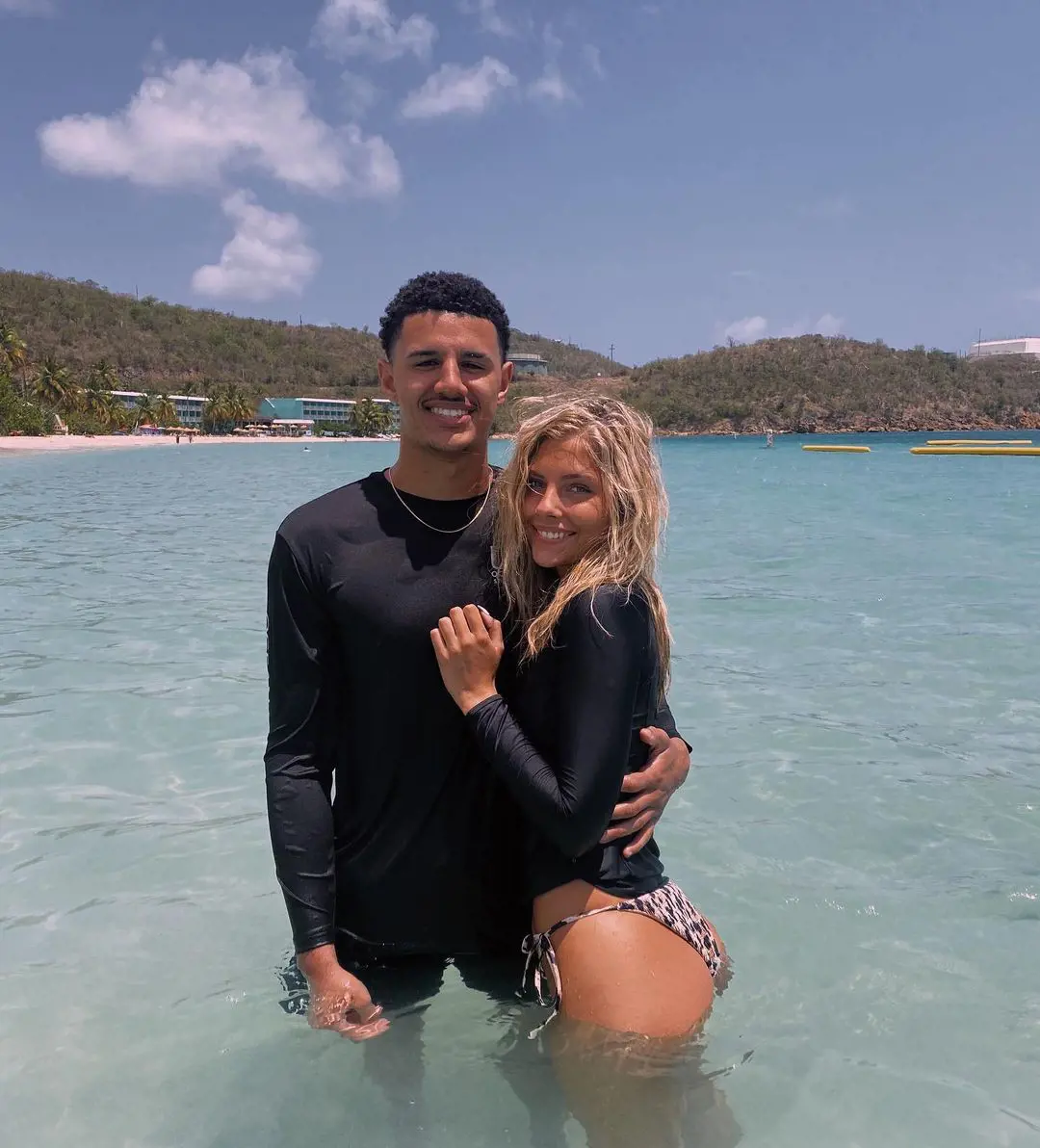 Johnny and Jessica enjoying their time at US Virgin Islands.