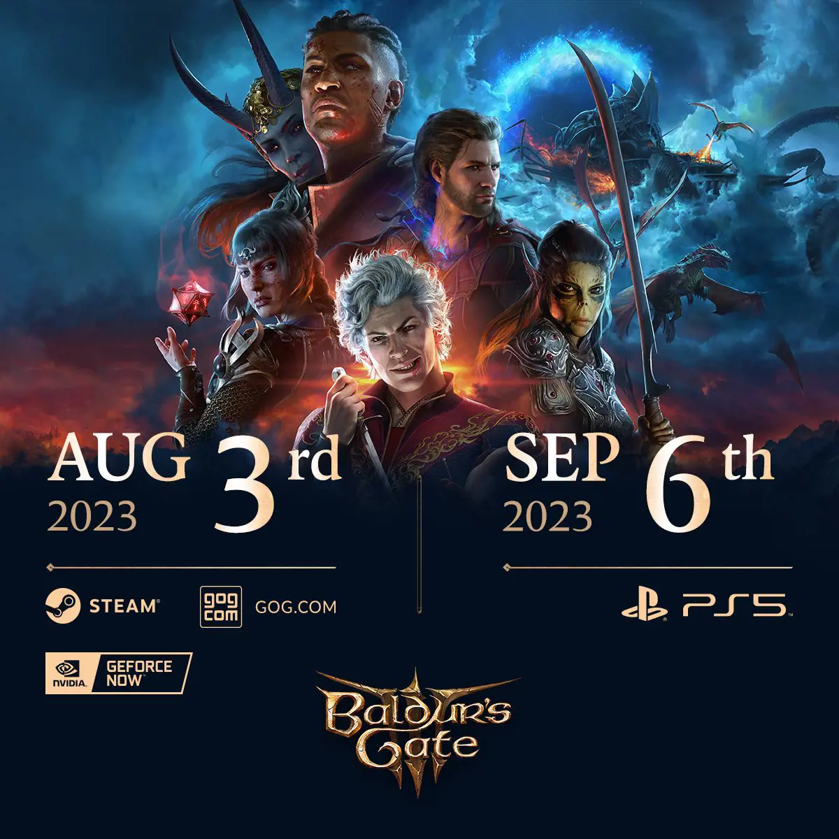 Baldurs Gate game released in August 3, 2023 and the access to the game shall end by September of this year 