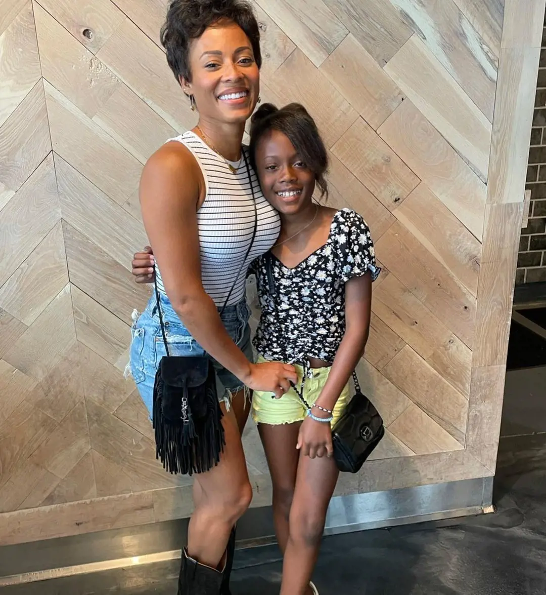 Kristal with her daughter Naomi at Parker, Colorado. 