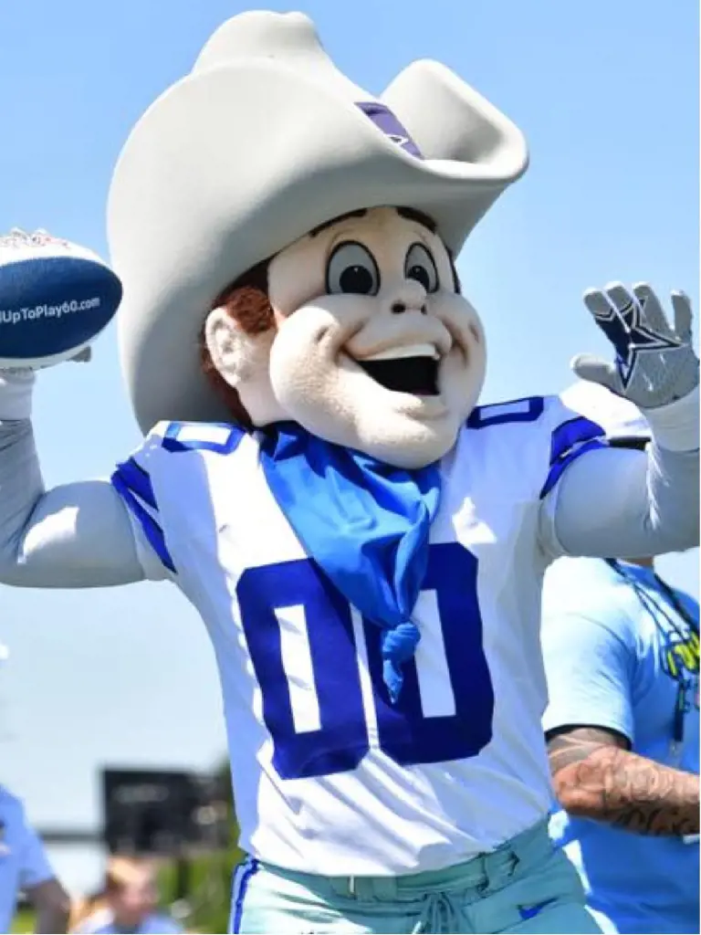 Rowdy at AT&T Stadium on April 25, 2018