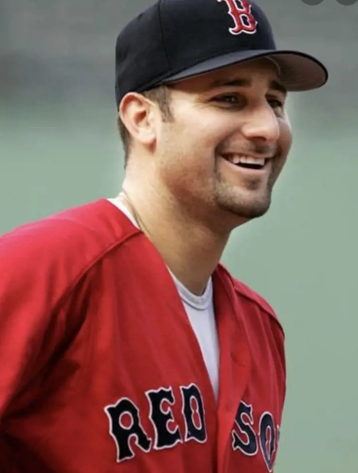 Graffanino during the Red Sox training session in 2005.