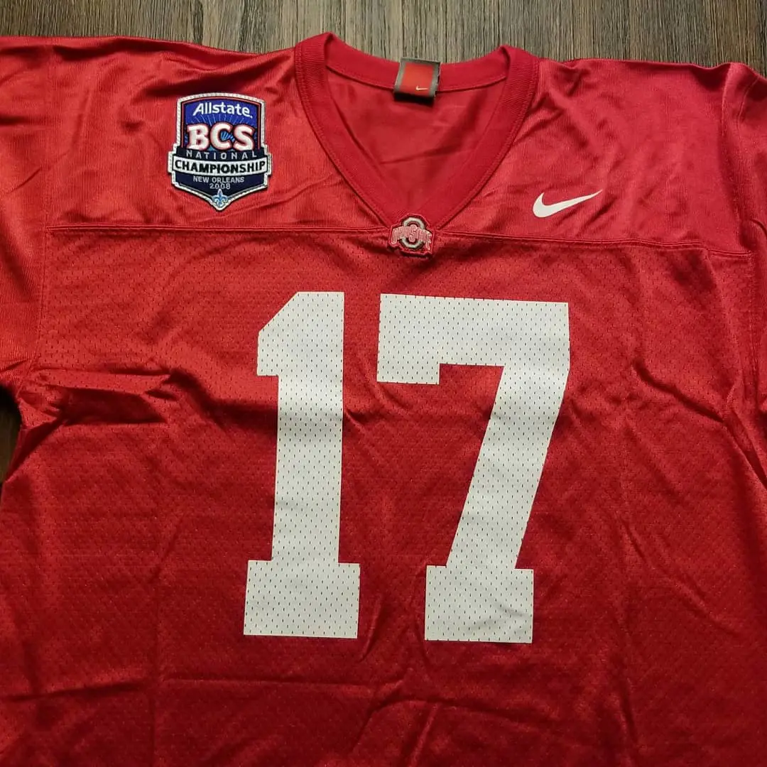 Ohio State University Boeckman BCS 2008 National Championship Game Jersey