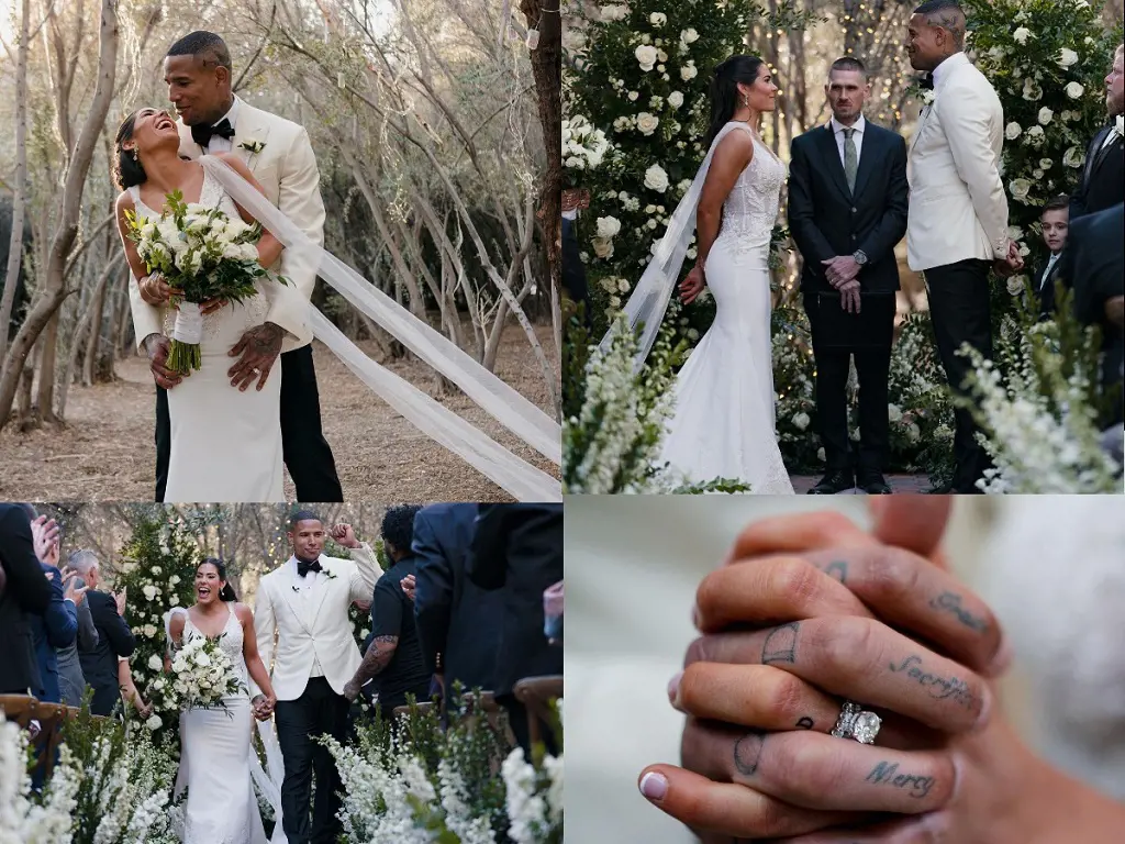 Kelsey looking stunning in the bridal dress. 