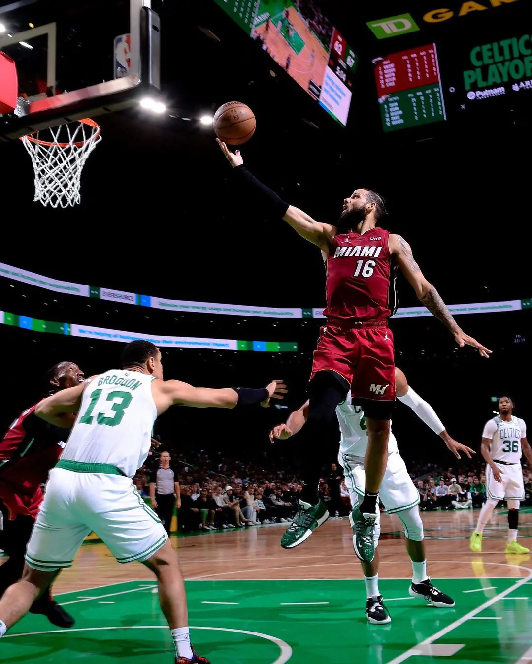 Caleb Martin for the Miami Heat against the Boston Celtics in the 2023 NBA Eastern Conference Finals