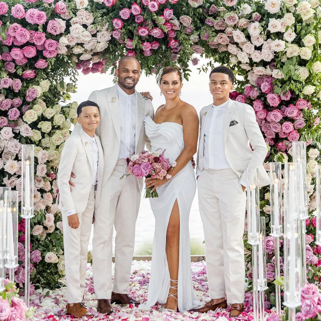 Juan and Robyn during the second wedding ceremony at The Bayfront Club