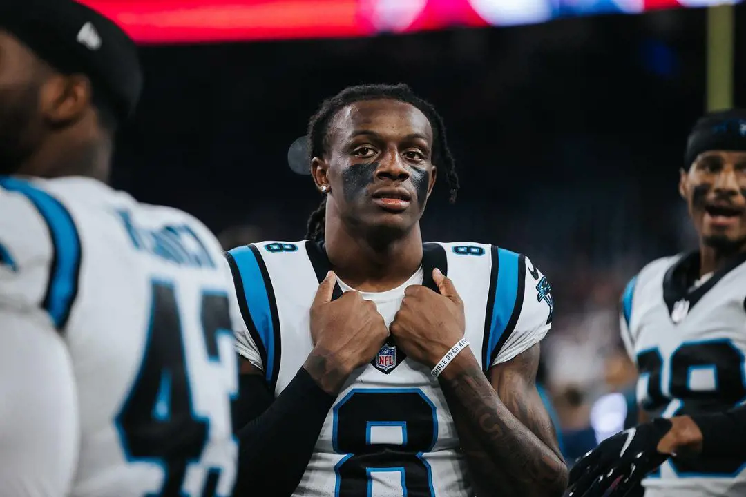 Jaycee during his game at Bank of American Stadium on September 25, 2021. 