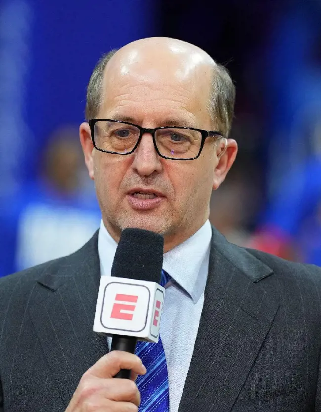 Van Gundy during his media duty for the network.