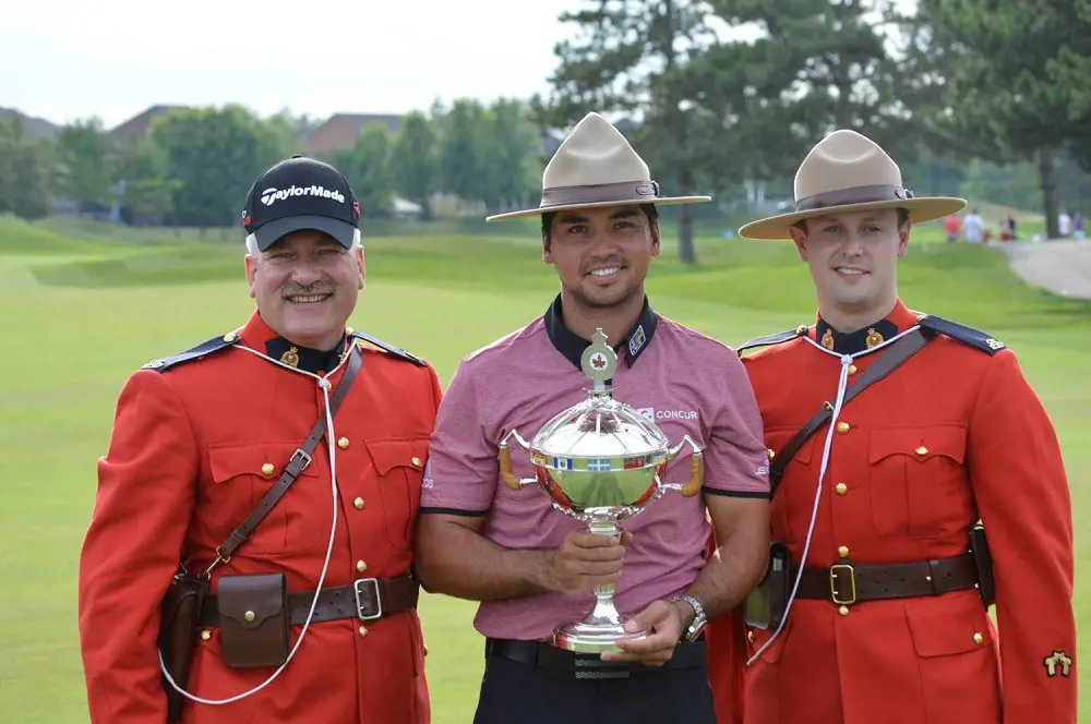 Jason celebrating his scintillating triumph in 2015.